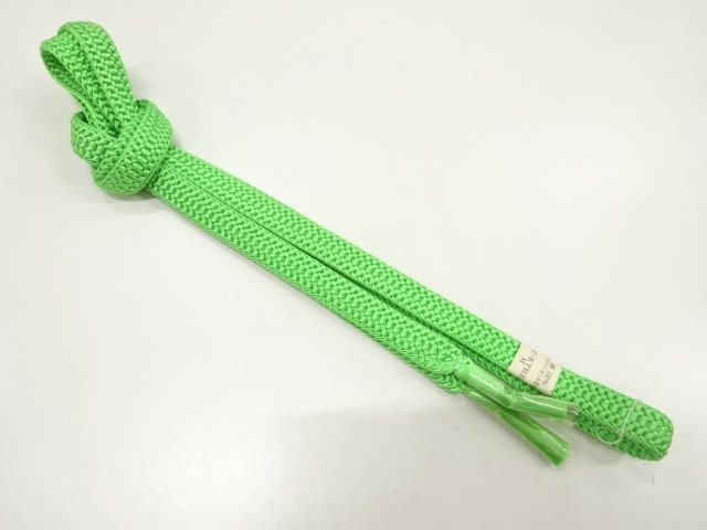 JAPANESE KIMONO / UNUSED HAND-TIED OBIJIME